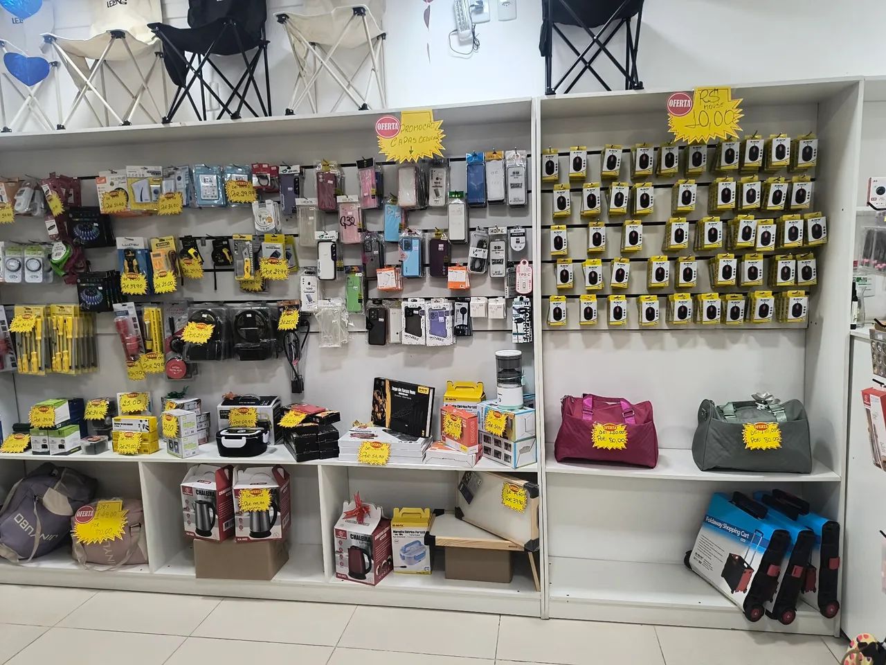 prateleira de loja de Variedades em mdf branco dupla face - Foto 6