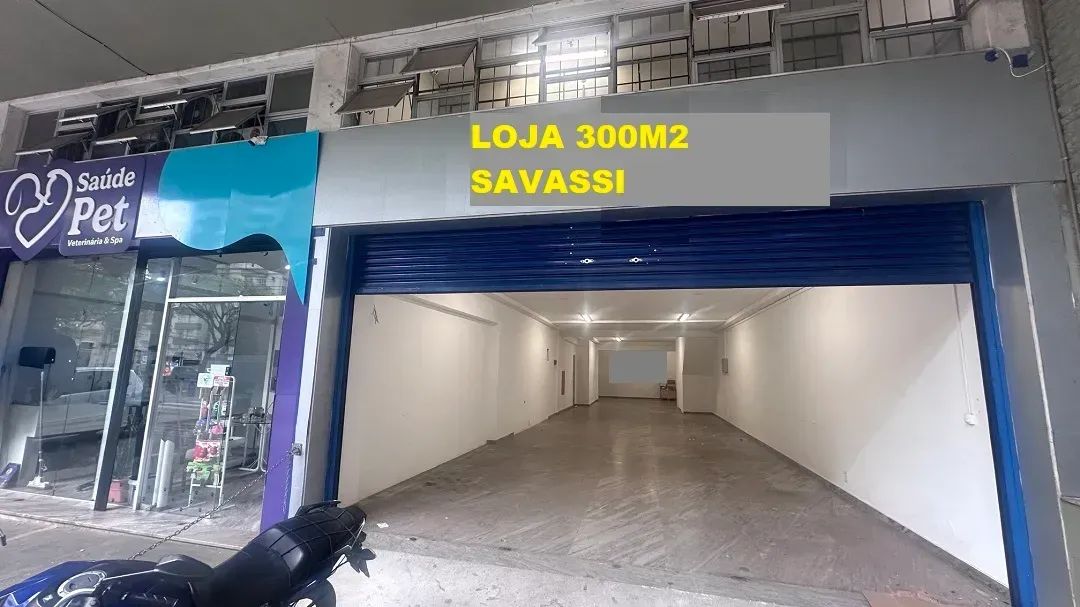 LOJA RECUADA  COM 300m2 na Savassi