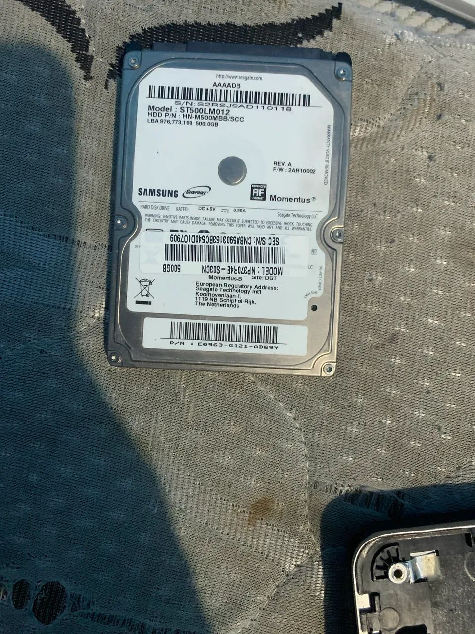 HD DE 500gb notebook 