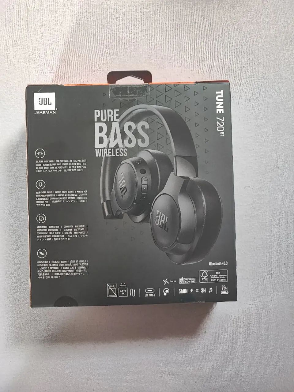 Fone Headphone JBL - Tune 720BT - Foto 2