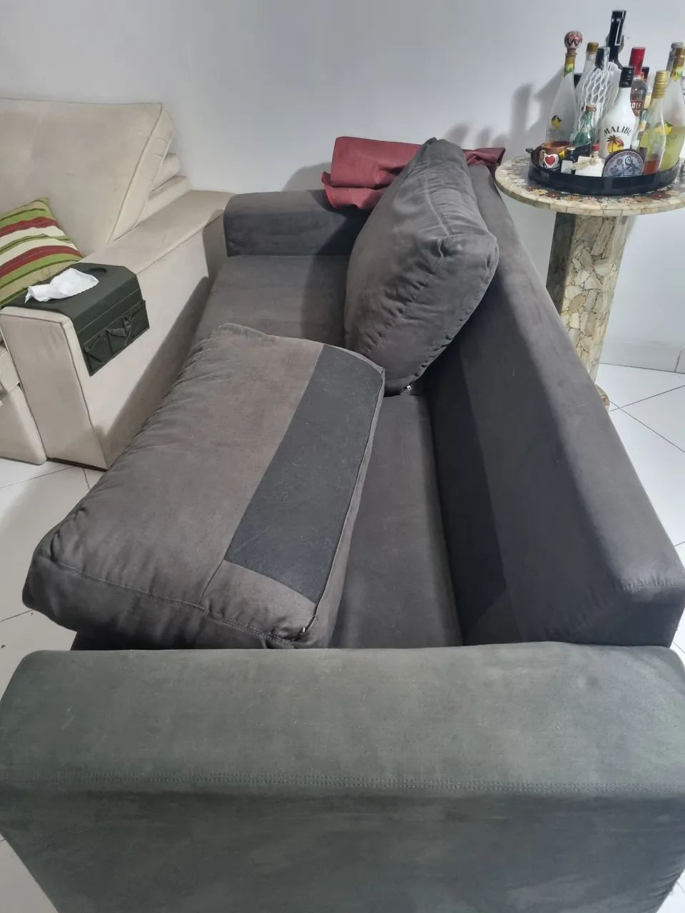 Sofá suede 