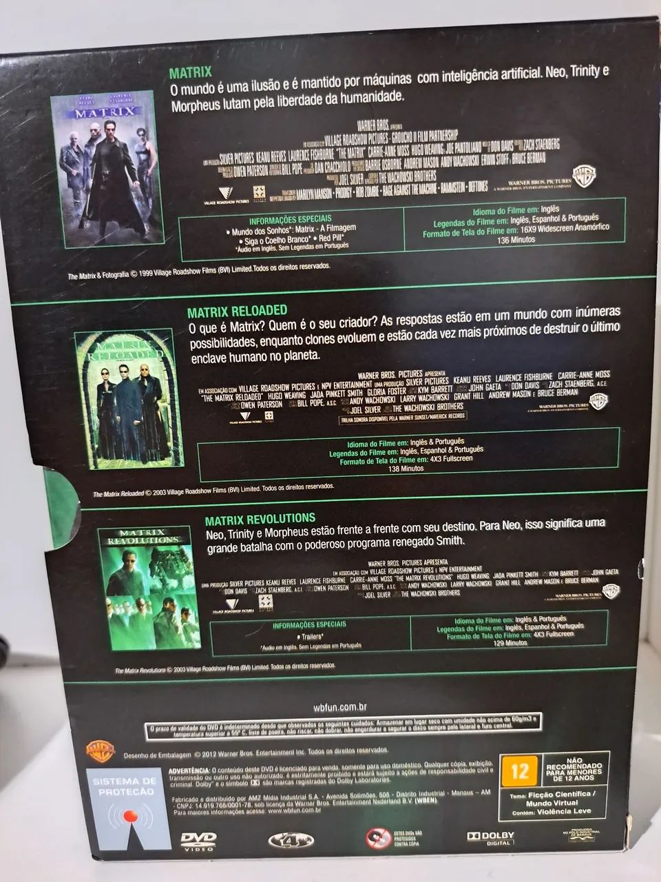 Box Trilogia Matrix DVD - Foto 4
