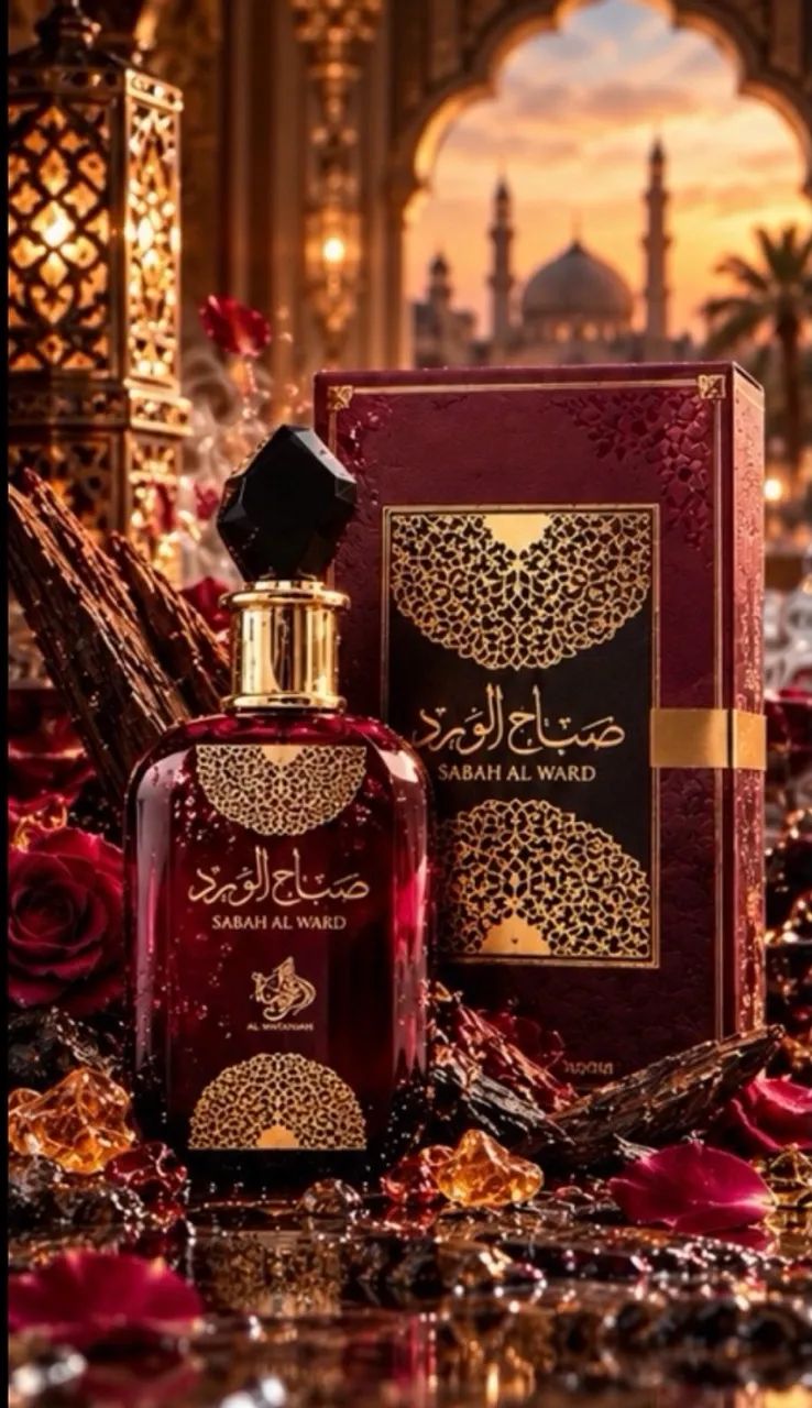 Perfume árabe al wataniah SABAH AL WARD 100ml - Foto 2