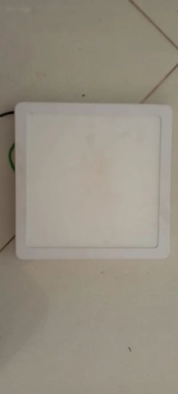 Luminária de led quadrada