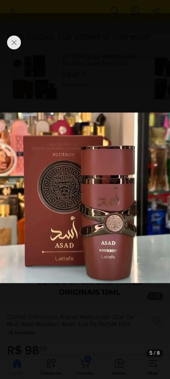 Perfumes árabes 