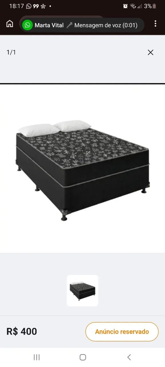 Cama box d33