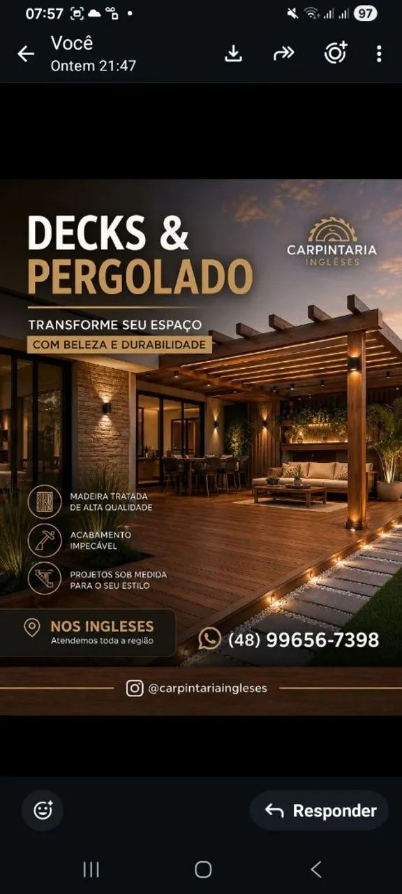 Decks e Pergolados 