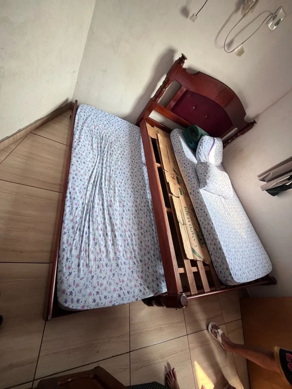 Vendo bicama madeira maciça 600 - Foto 2
