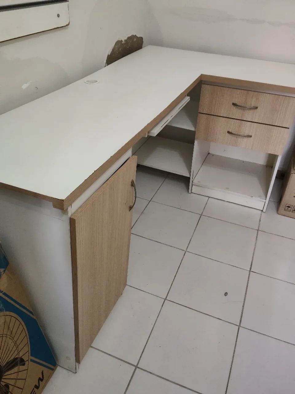 Mesa escritório em L - Foto 2