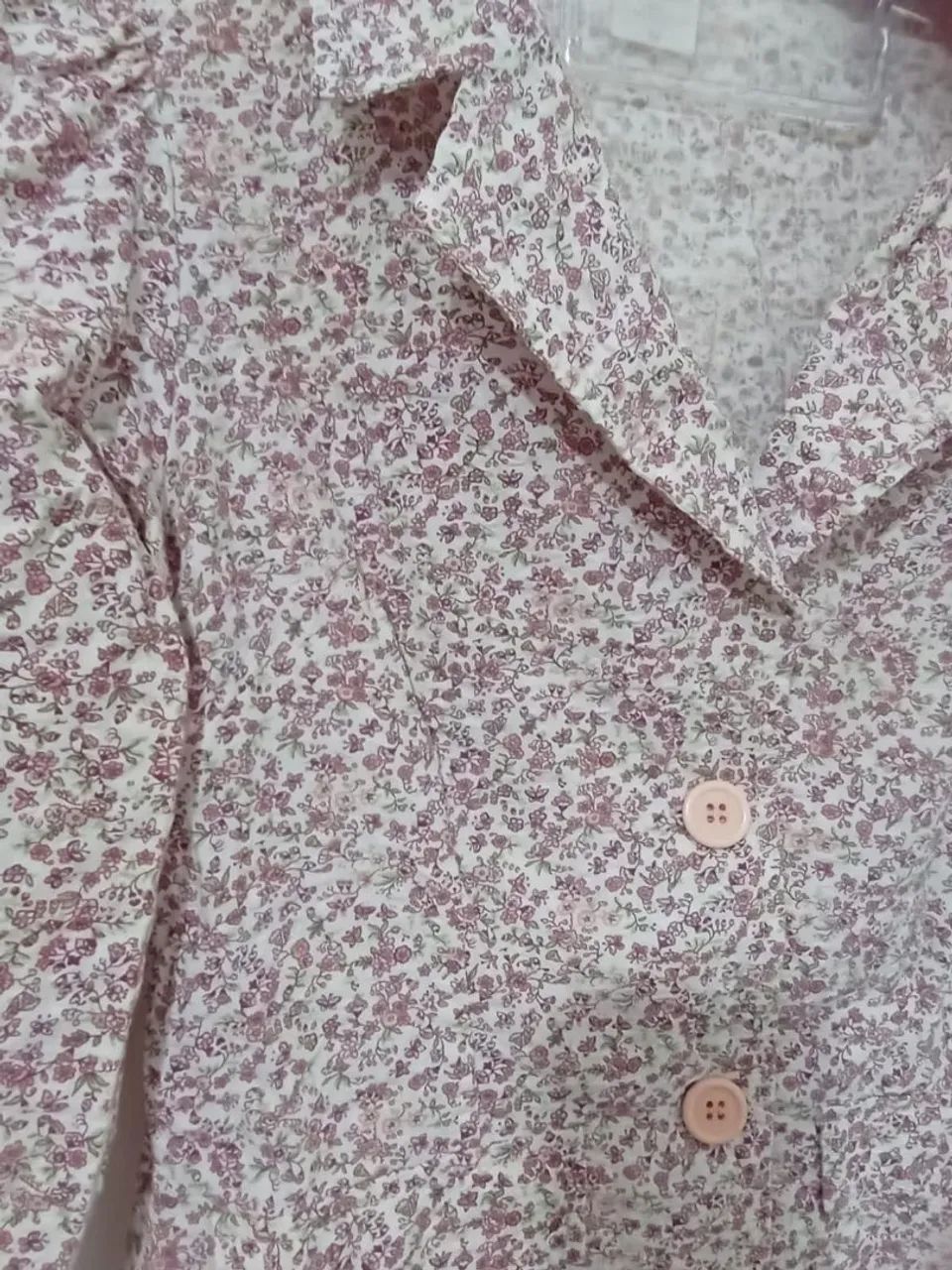 Blazer feminino florido - Foto 4