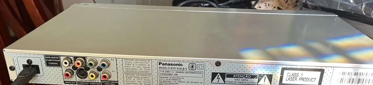 Aparelho de DVD Panasonic