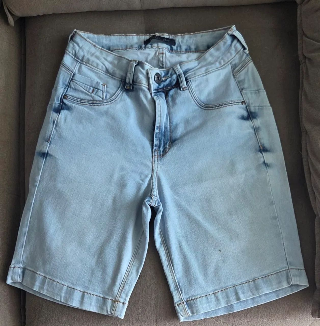 Bermuda  Jeans 38 V.O Jeans com elastano  - Foto 3