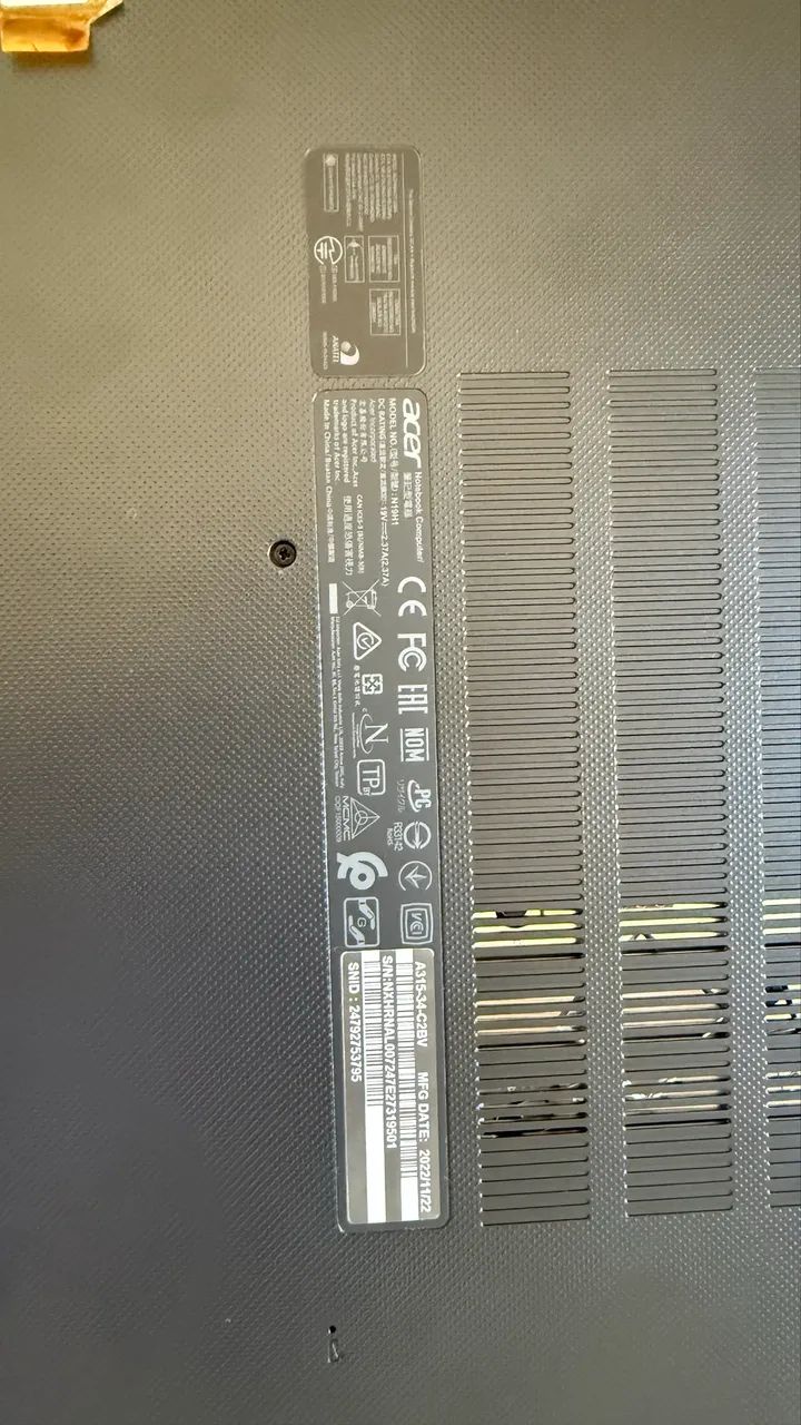 Notebook Acer Aspire 3 inside - Foto 5