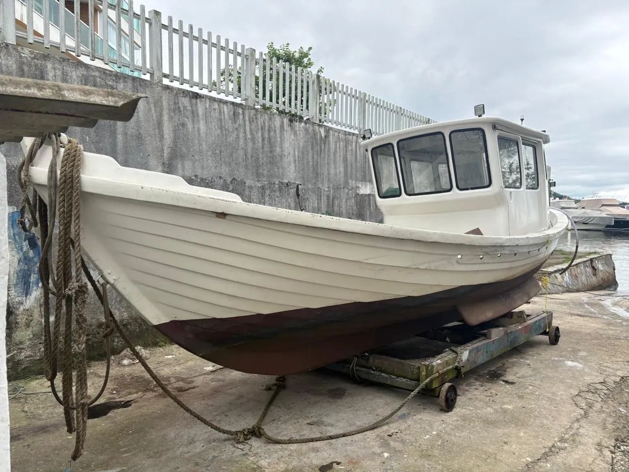 Barco Baleeira fibra de vidro à disel! - Foto 2