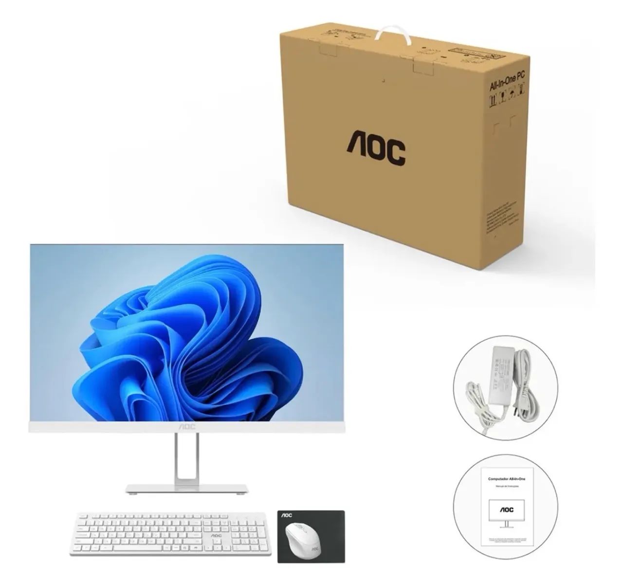 Computador All In One 27 Polegadas I5 7200u 16gb Ssd 512gb Branco - Foto 3