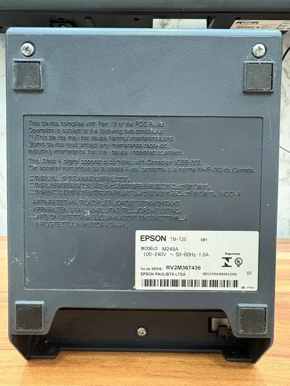 ? Impressora Térmica Epson TM-T20 - Modelo M249A - Foto 5