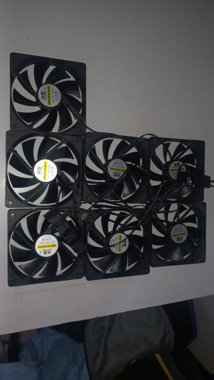 Kit ventoinhas 120mm