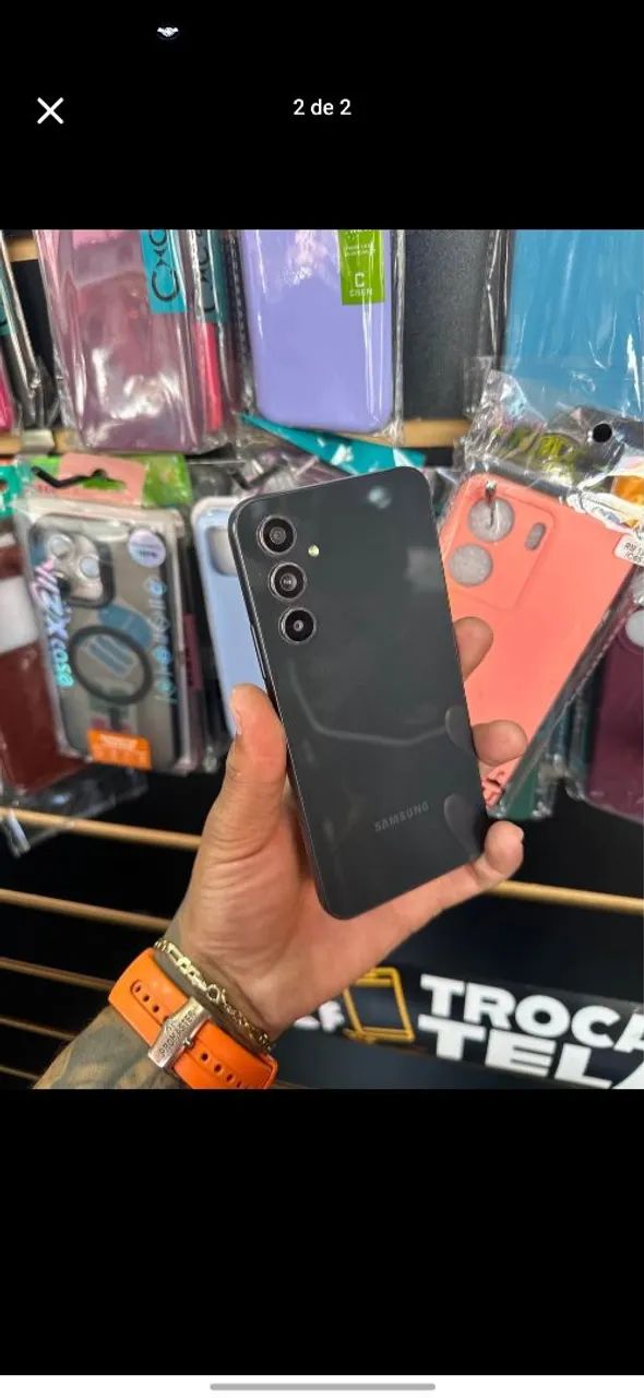 Samsung Galaxy A54 5g 128gb 8 ram troco em iPhone  - Foto 2