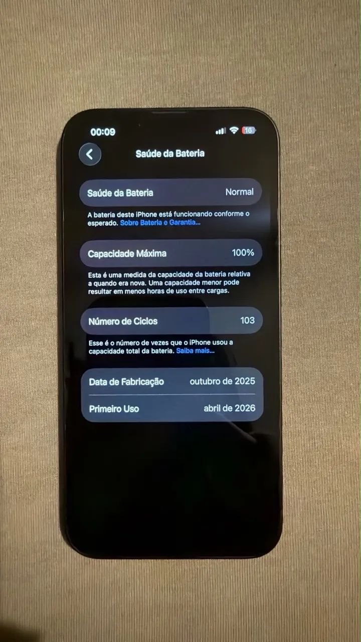 Iphone 16e 128gb com 3 meses de uso - Foto 3