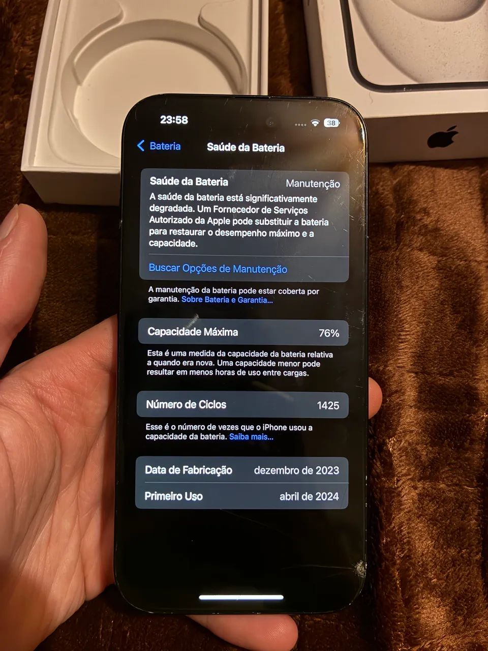 iphone 15 - 256gb - Acompanha Caixa  - Foto 3