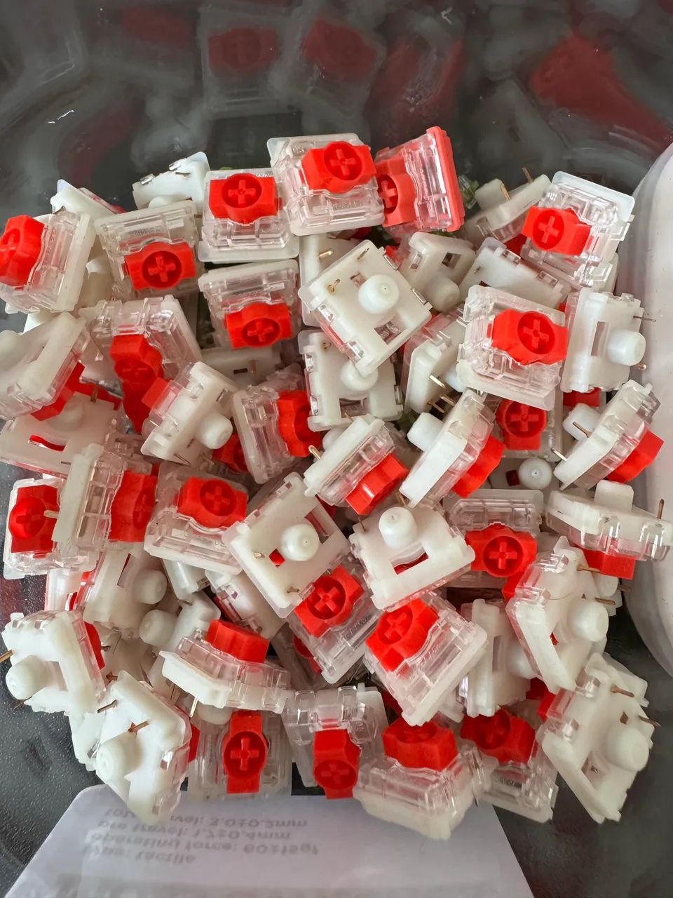 Switch Gateron Red 2.0 low profile nuphy air75 - Foto 2