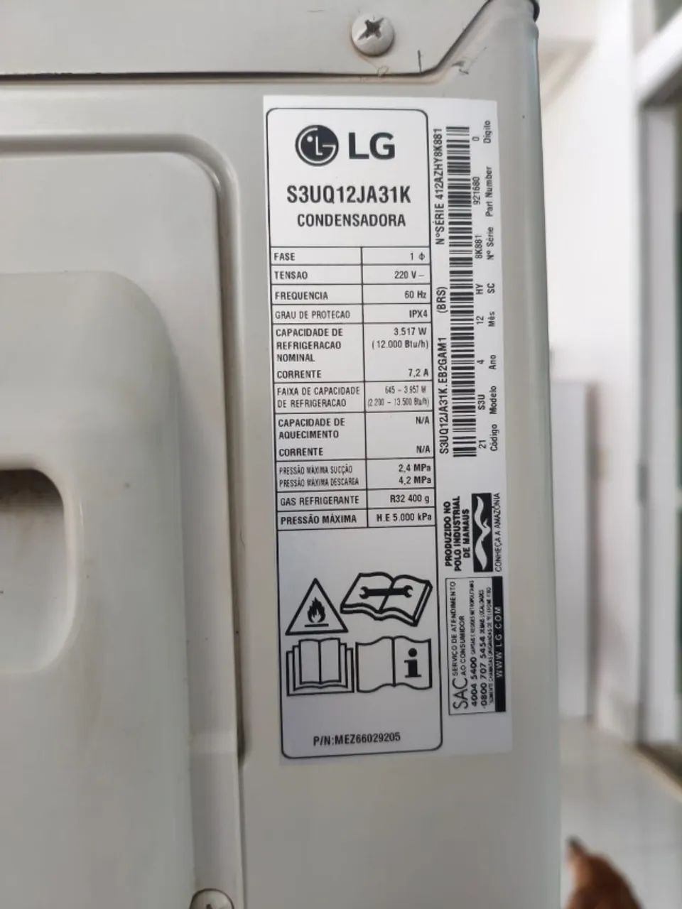 Ar Condicionado LG  Usado - Foto 2