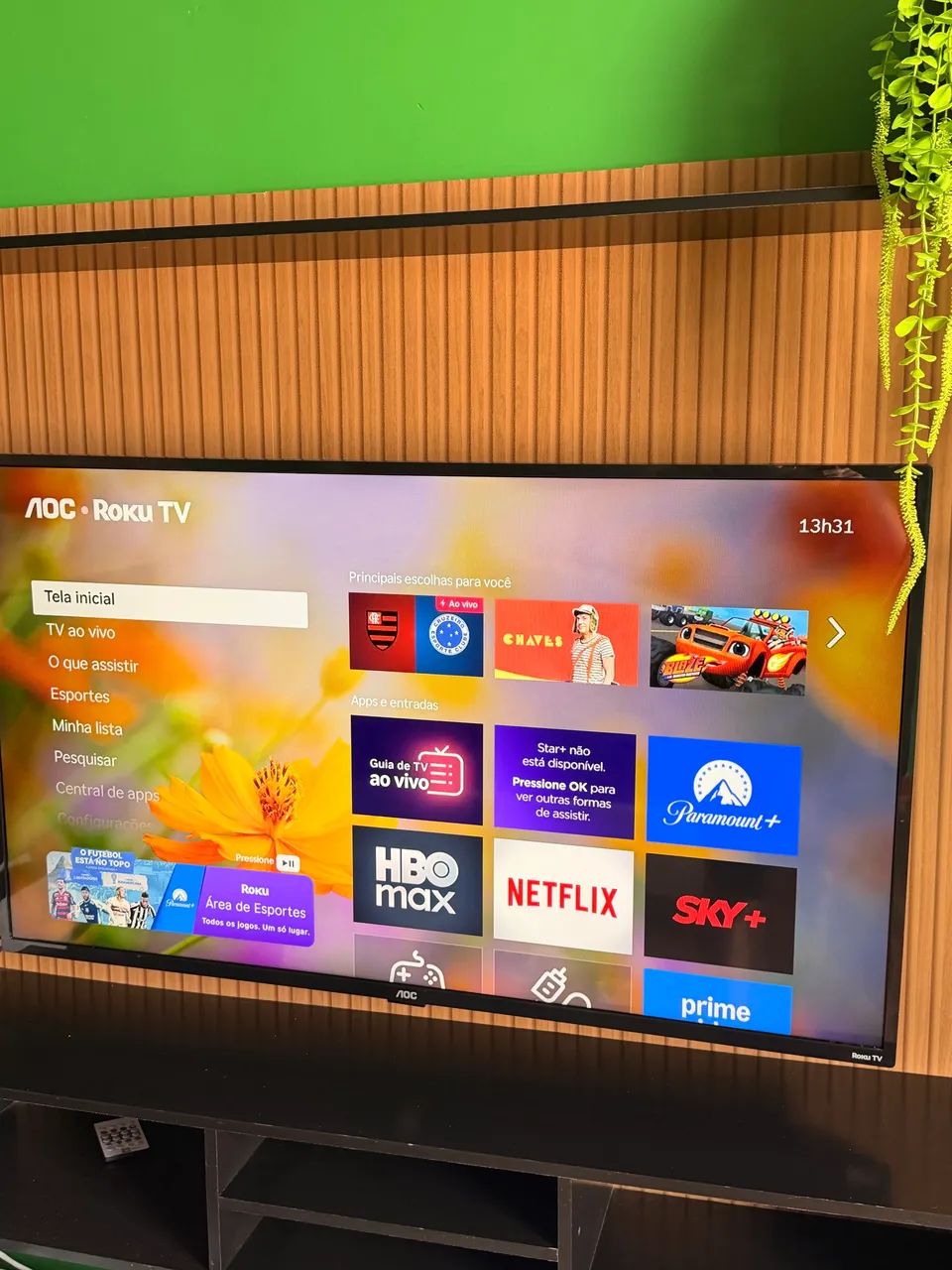 VENDO TV AOC ROKU 42 POLEGADAS SMART