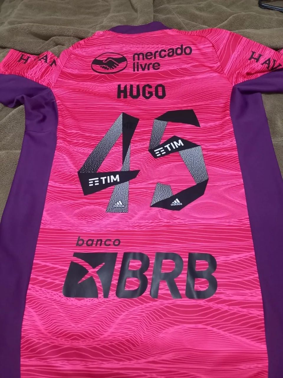 Camisa de jogador. Jogo da Paz. Tamanho M. Flamengo 2 x 1 Vasco - Foto 3