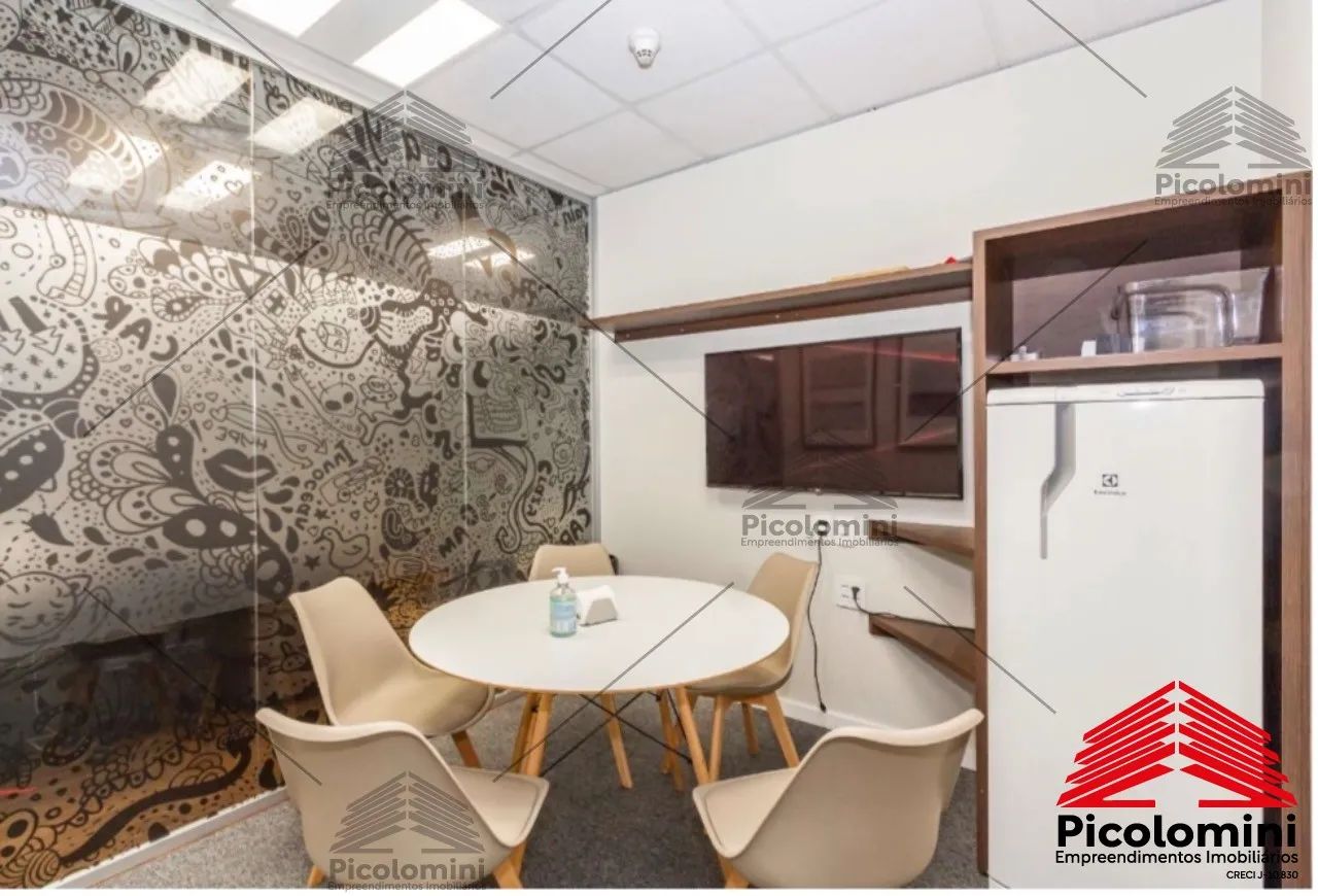 Sala comercial para alugar no Morumbi, perto do metrô, 406 m², varanda, mobiliado com 60 e - Foto 2