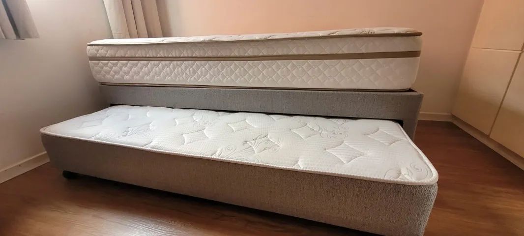 Cama Box com Bicama + Colchão