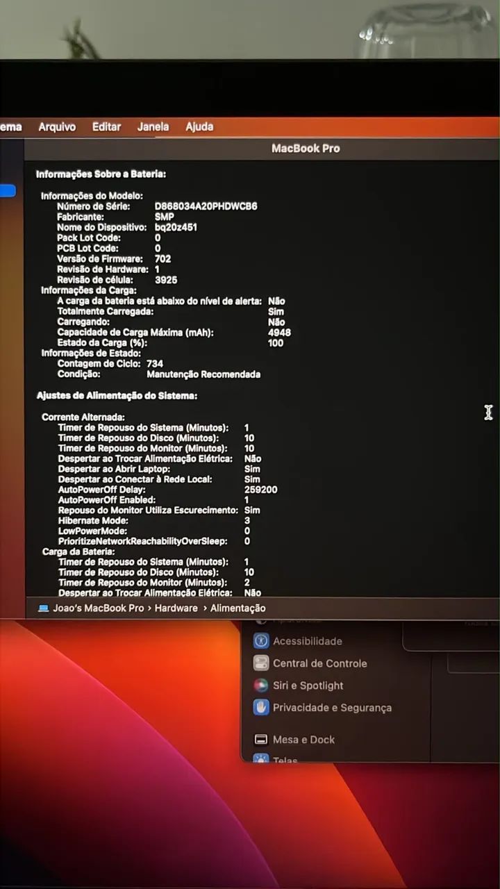 MacBook Pro 15? 2017 i7 | 16GB RAM | SSD | Ótimo Estado