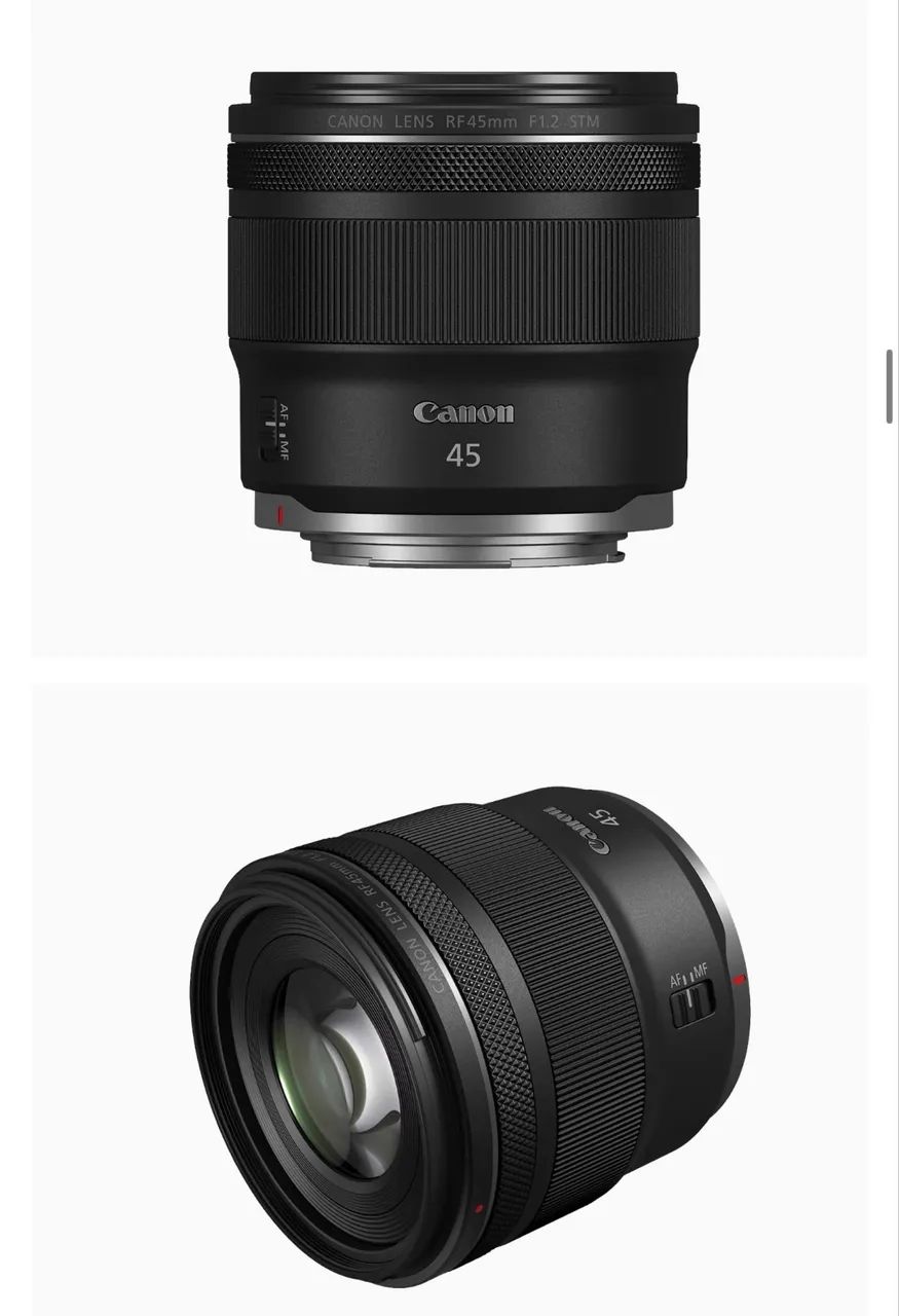 Canon RF45mm F1.2 STM, Fotografia de retrato e pouca luz STM