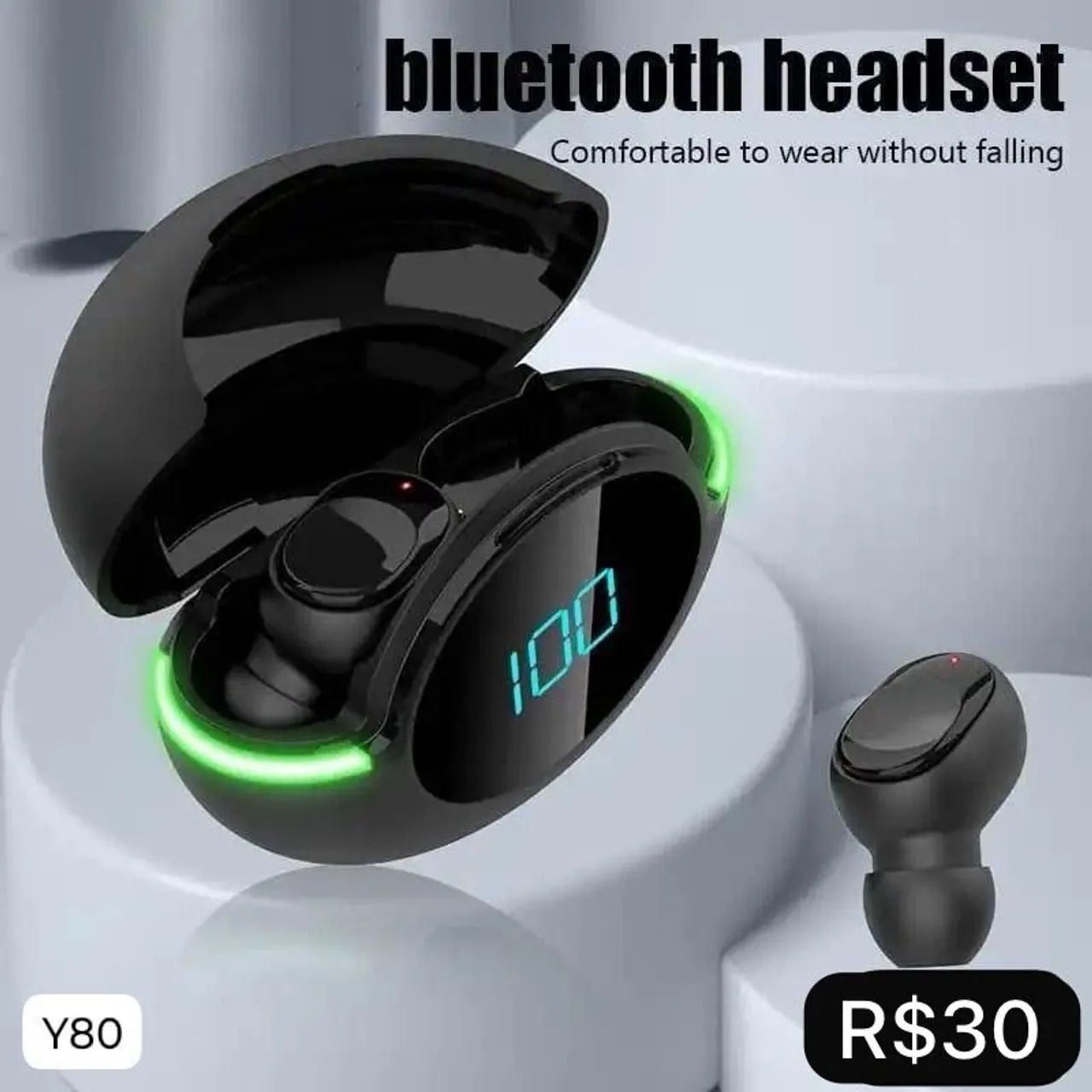 Fone Y80 Bluetooth - Produto Novo