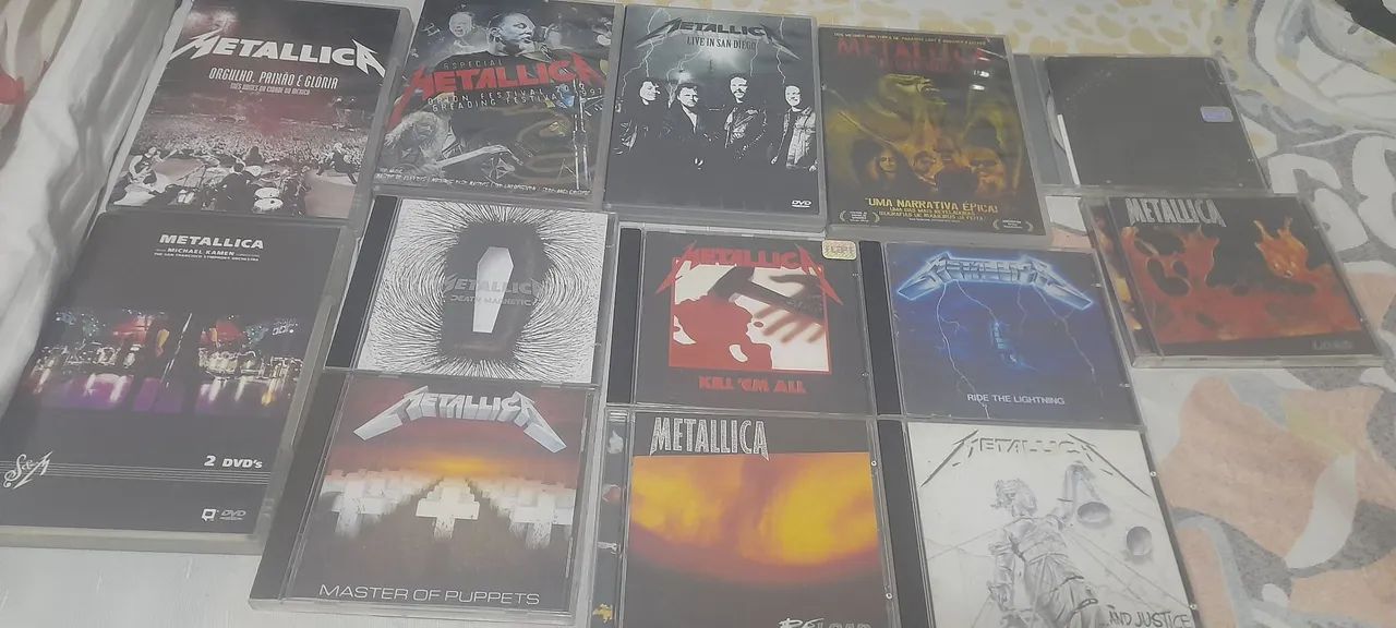 Cds e dcds metallica 