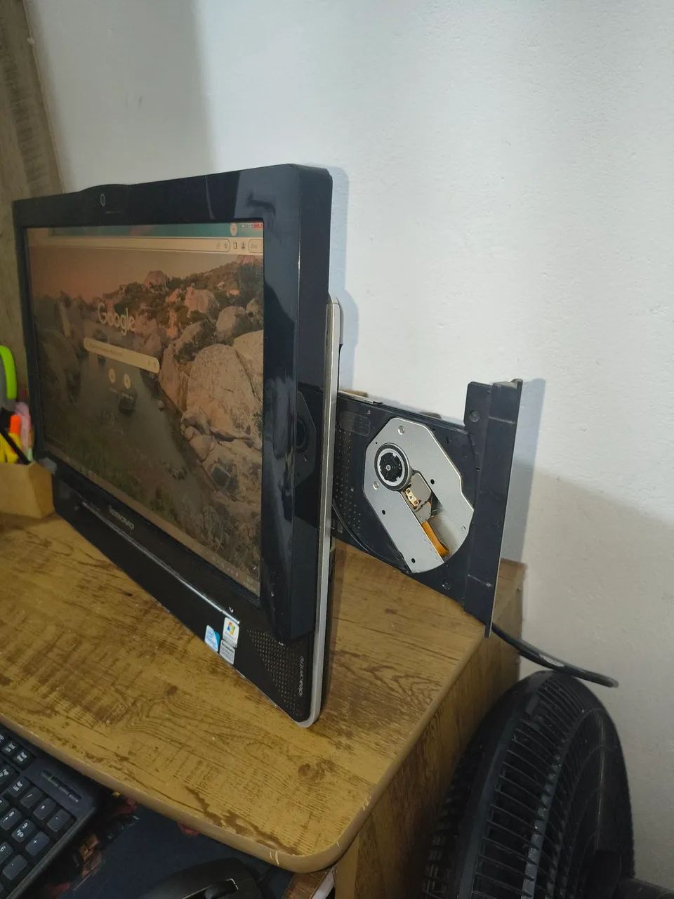 Computador Lenovo e Mesa Junto  - Foto 4