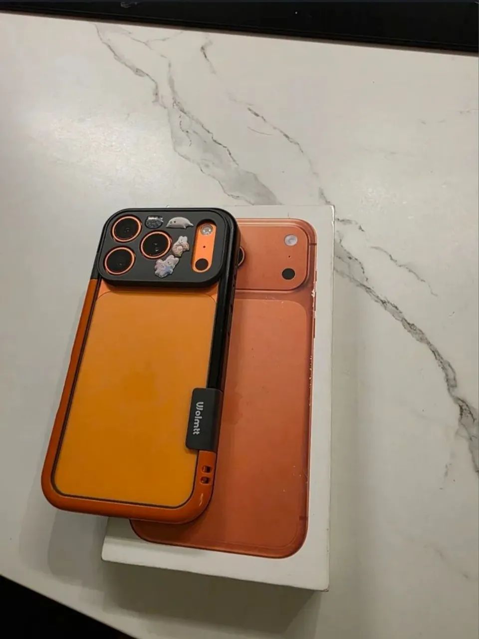 iPhone 17 Pro Laranja - Bateria 100% - So venda  - Foto 4