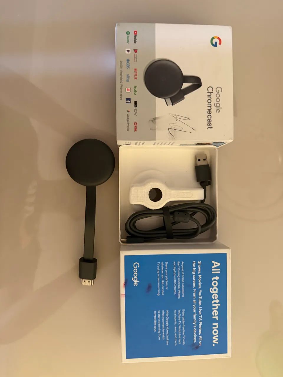 Google Chromecast 3ª Geração Full HD - Na caixa - Foto 2