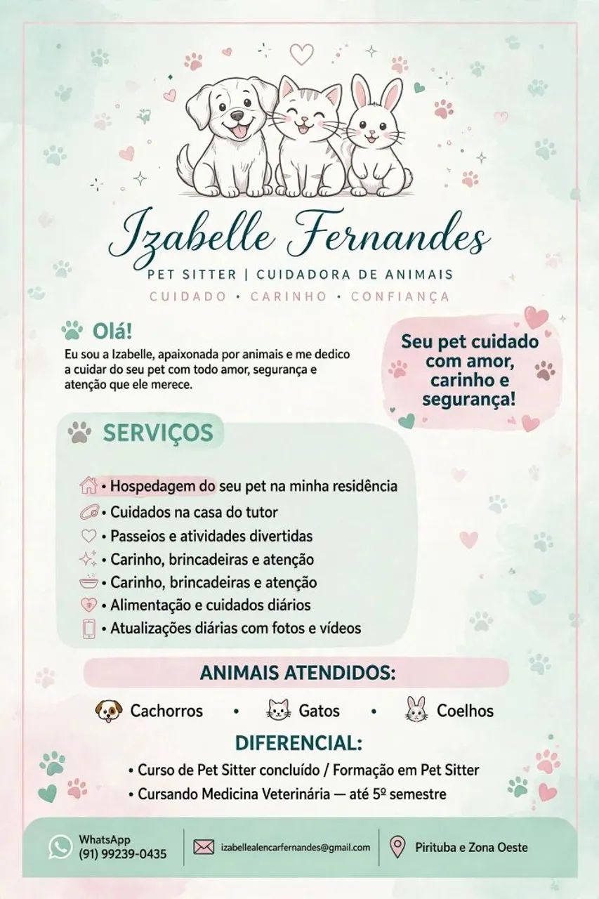 Pet sitter, cuidadora de cachorro, gatos e coelho  - Foto 2
