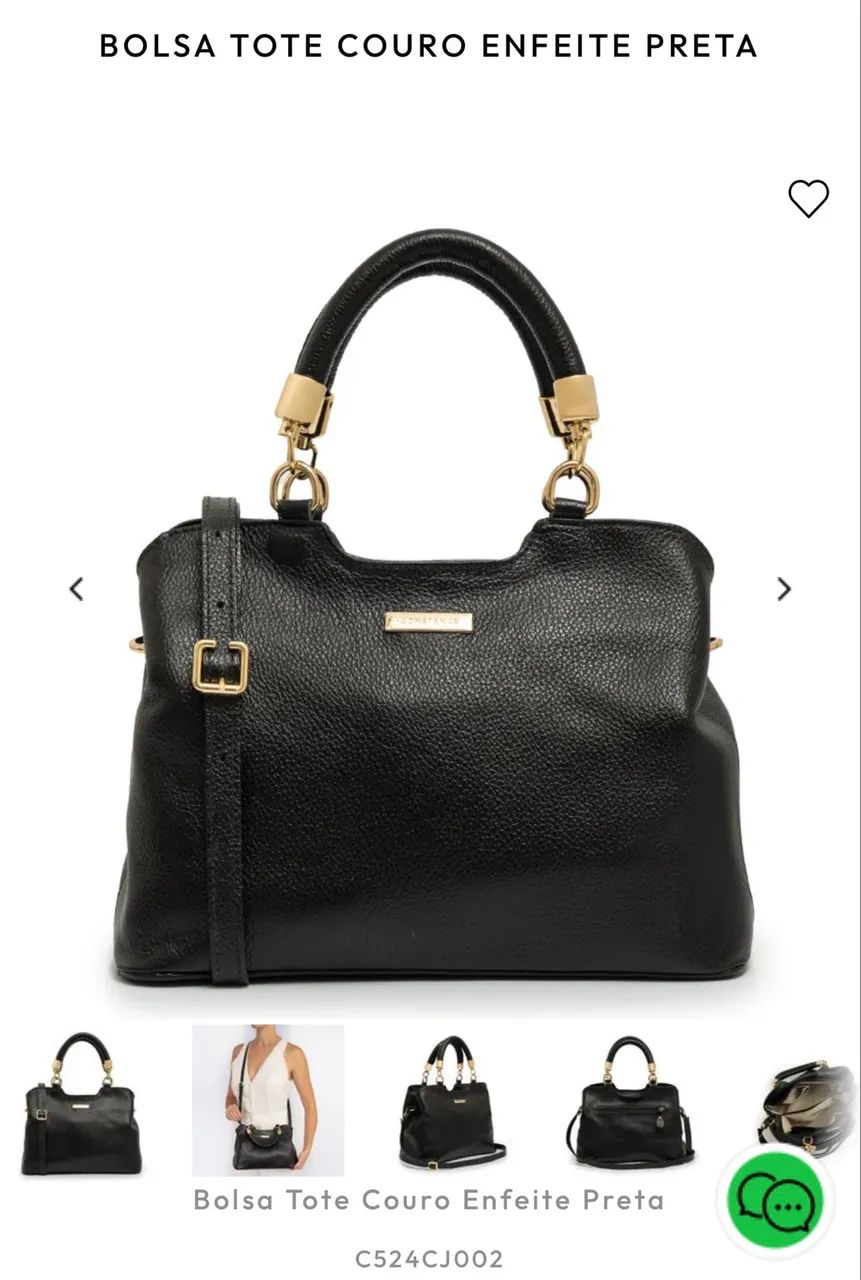 Bolsa de couro legítimo CONSTANCE  - Foto 4