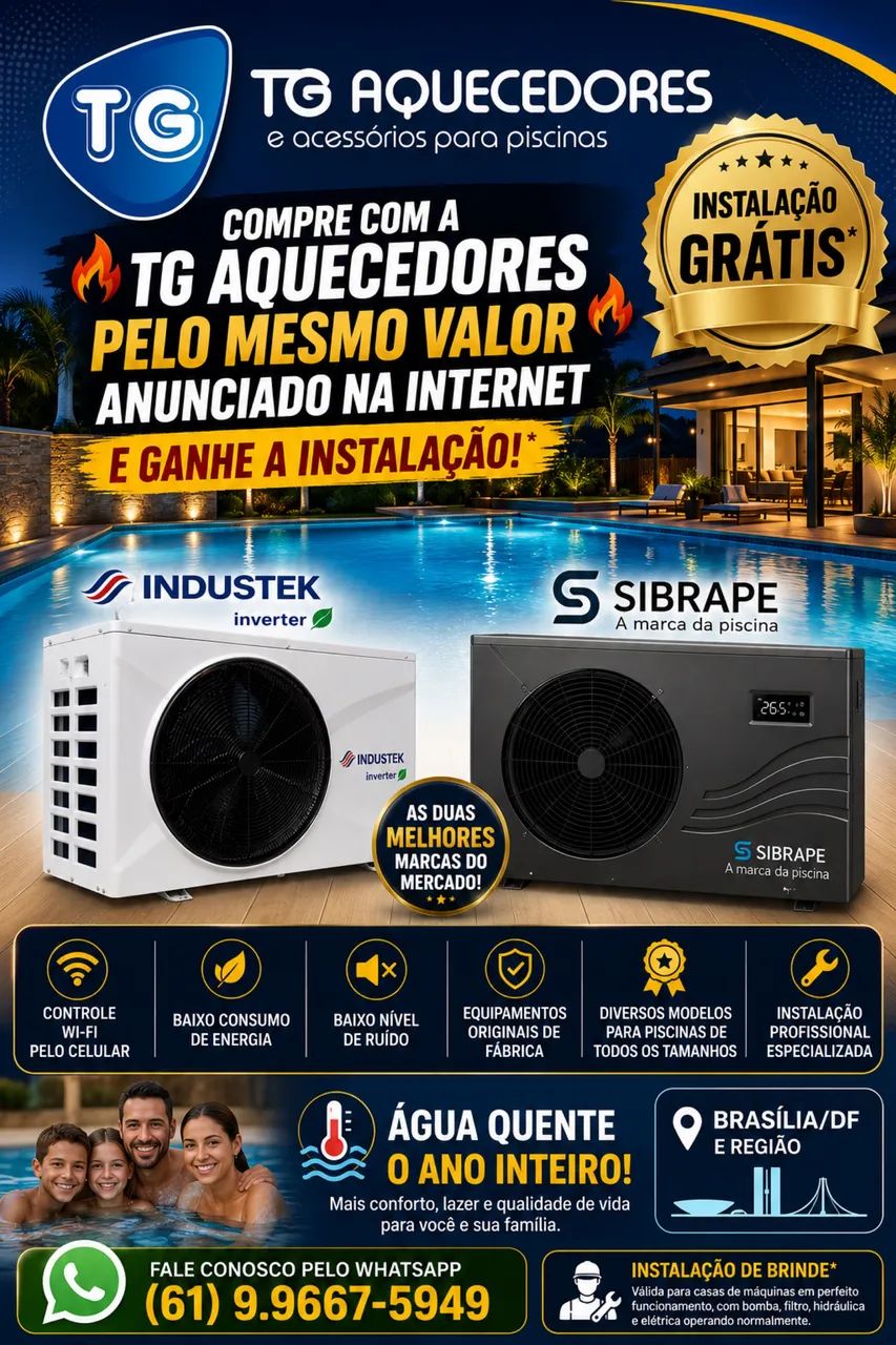 Aquecedor de piscina 