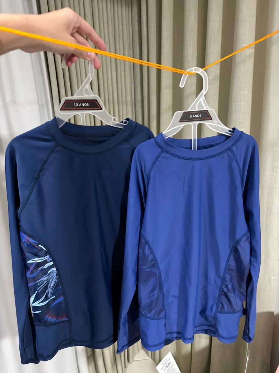 Blusa de proteção solar + sunga 80 cada