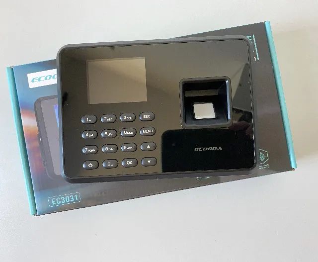 Relógio de ponto digital com leitor biométrico Ecooda EC3031