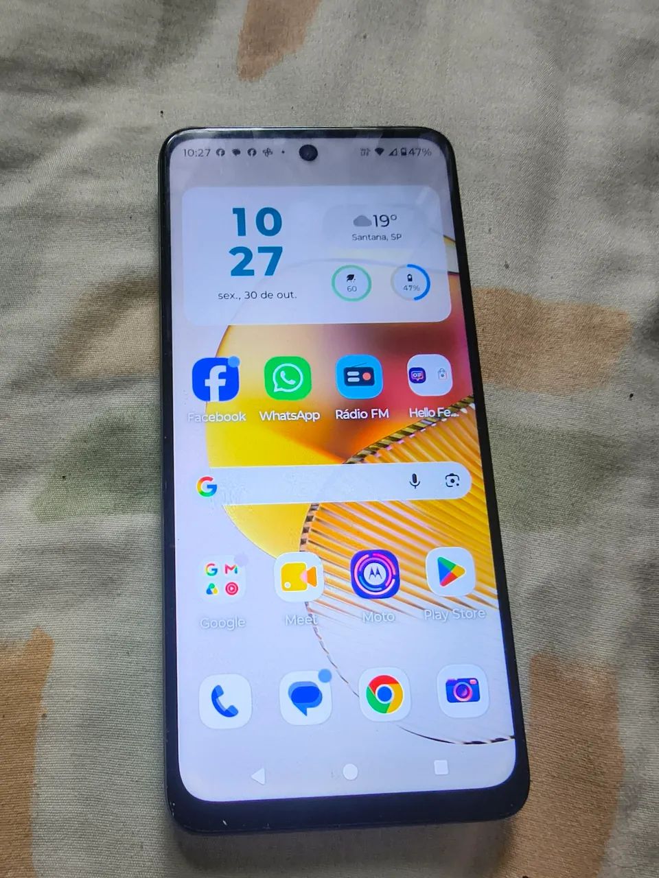 Celular Motorola g73 branco 