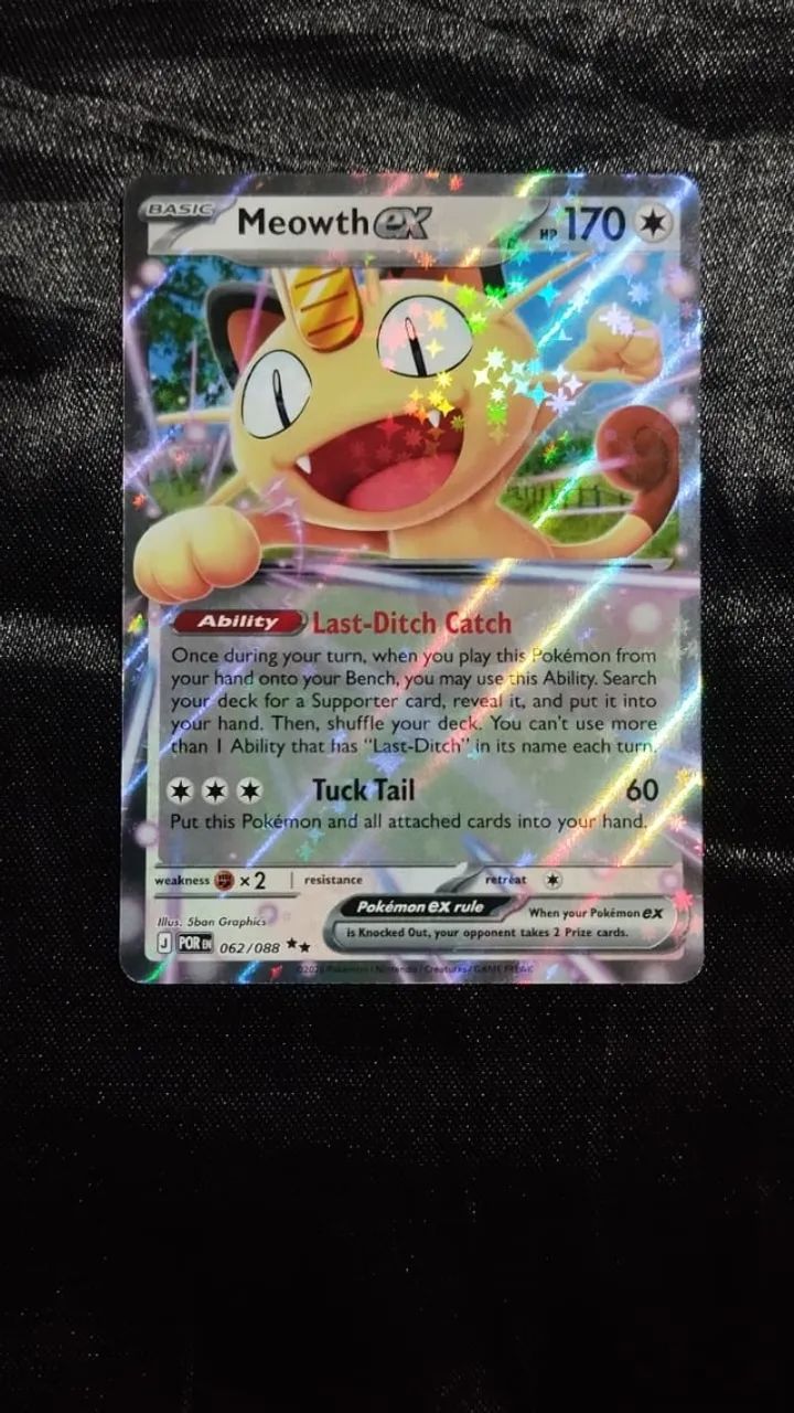 Meowth EX - NM - Inglês - Hobbies e coleções - Vila Marcondes
