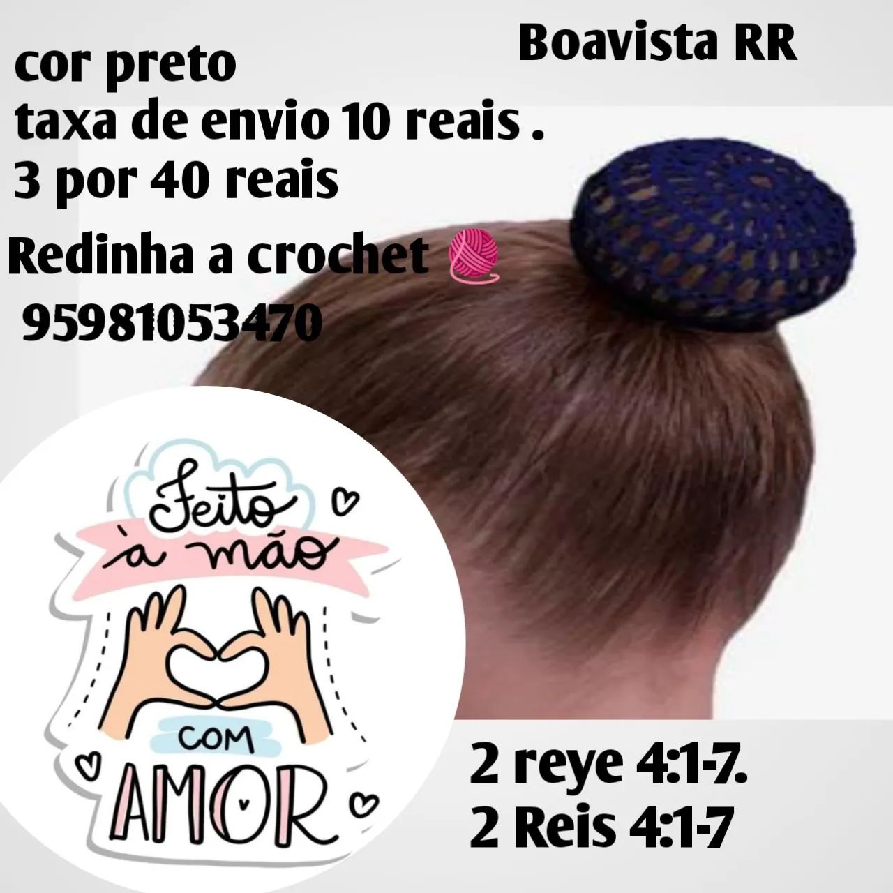 Redinha para cabelo