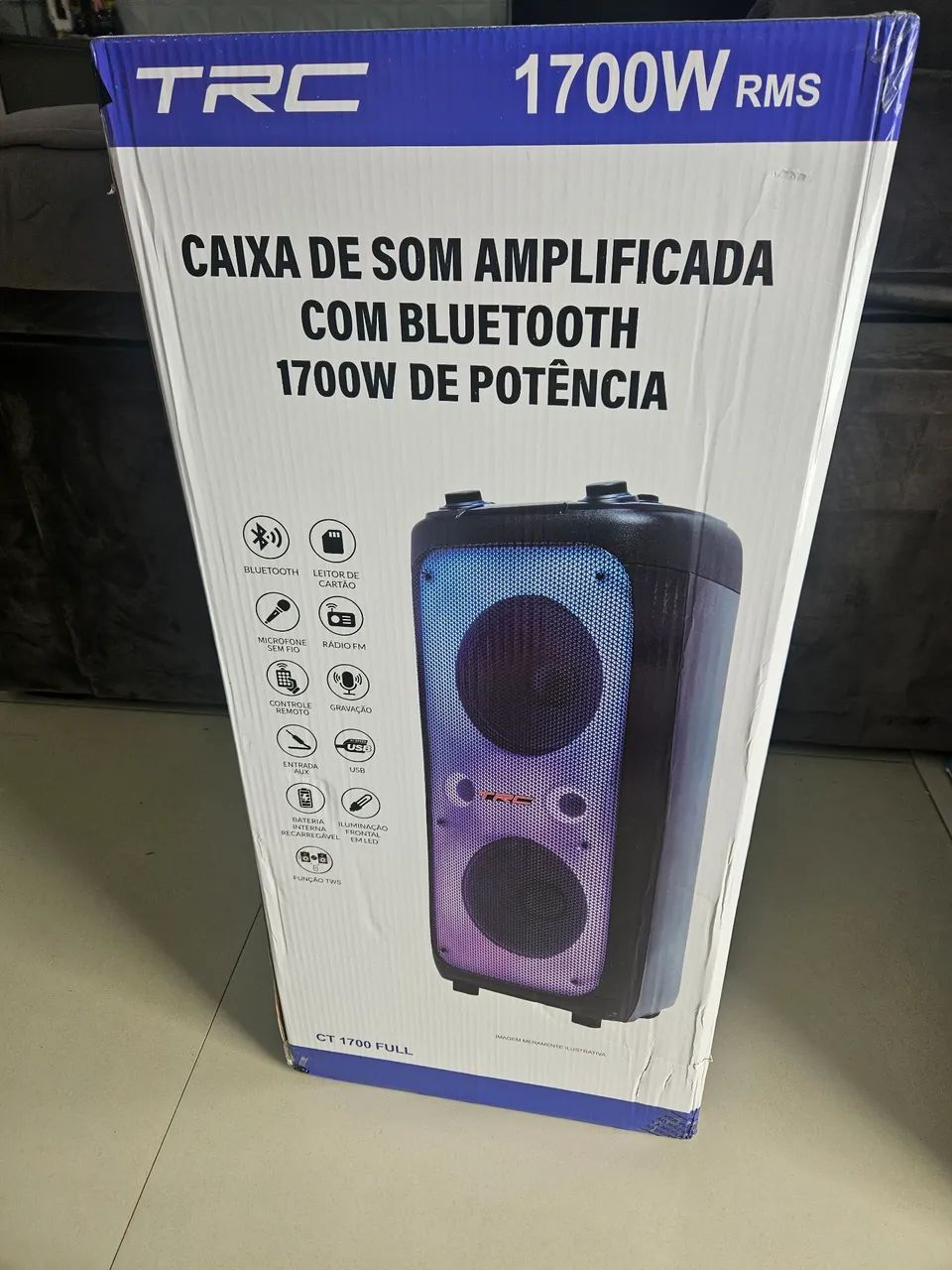 Caixa de som TRC 1700W