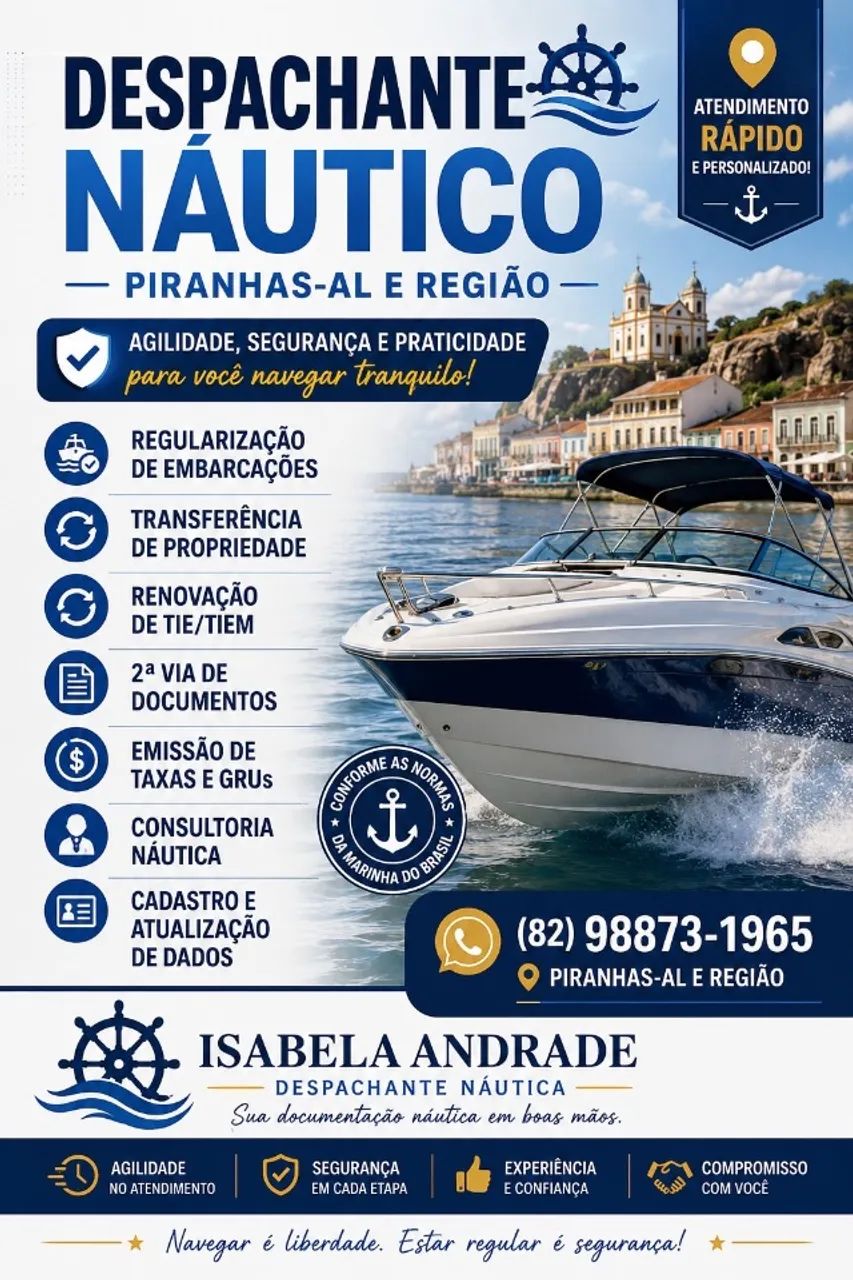 Despachante Náutico - Documentação, Transferência e Habilitação