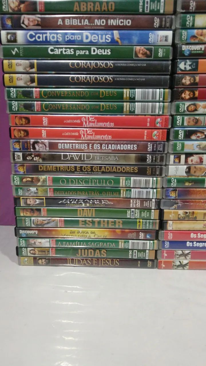 Dvds Bíblicos e Evangélicos originais 