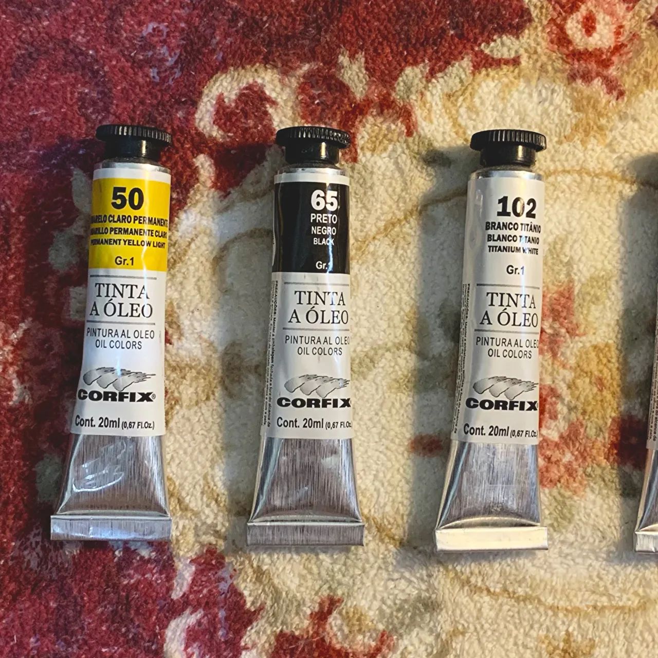kit tinta a óleo corfix 20ml (novo) - Foto 3