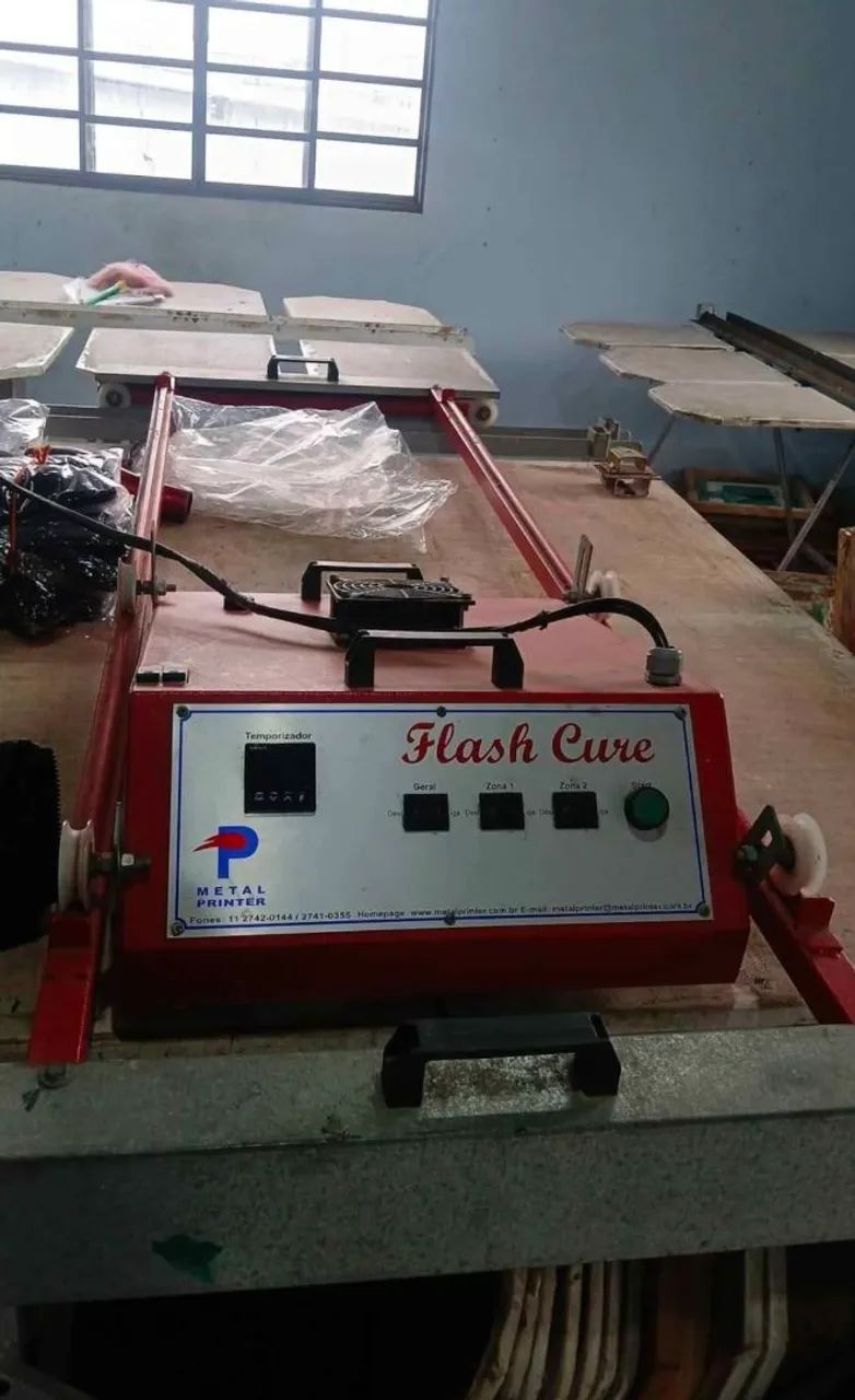 Flash Cure + Mesa para Estamparia - Foto 3
